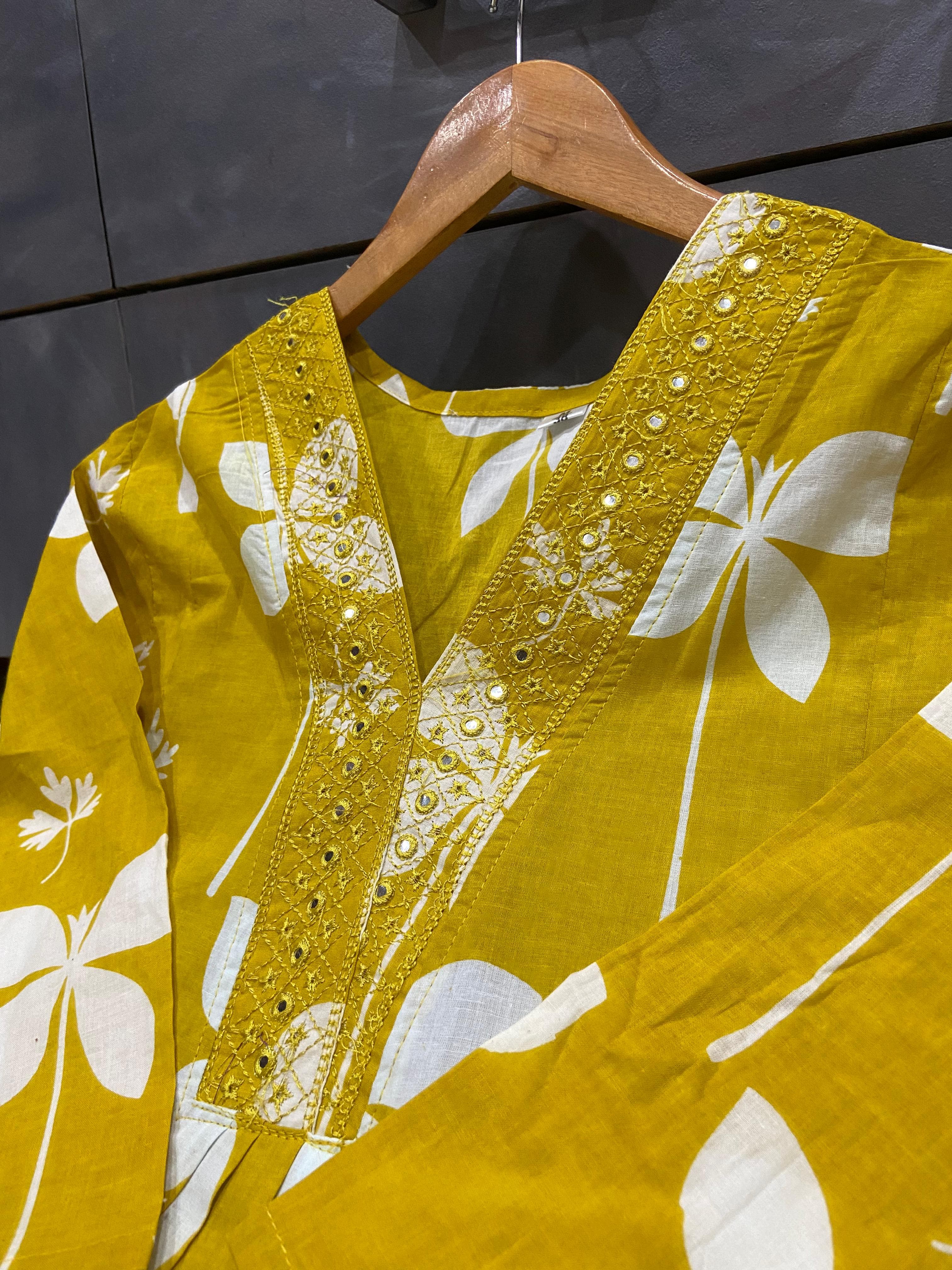 Mustard Butterfly Co-ord Set