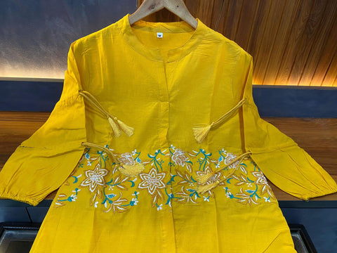 Sunshine Yellow Floral Co-ord Set